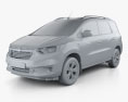 Chevrolet Spin LTZ 2021 Modelo 3D clay render