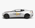 Chevrolet Camaro SS Indy 500 Pace Car HQインテリアと 2017 3Dモデル side view