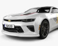Chevrolet Camaro SS Indy 500 Pace Car mit Innenraum 2016 3D-Modell
