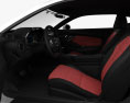 Chevrolet Camaro SS Indy 500 Pace Car з детальним інтер'єром 2017 3D модель seats
