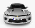 Chevrolet Camaro SS convertible with HQ interior 2019 3d model front view