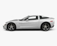 Chevrolet Corvette coupe with HQ interior 2014 3d model side view