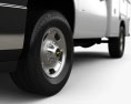 Chevrolet Silverado 2500HD Work Truck с детальным интерьером 2015 3D модель