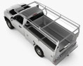 Chevrolet Silverado 2500HD Work Truck 带内饰 2015 3D模型 顶视图