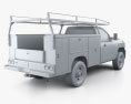 Chevrolet Silverado 2500HD Work Truck con interni 2015 Modello 3D