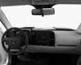 Chevrolet Silverado 2500HD Work Truck HQインテリアと 2015 3Dモデル dashboard