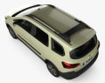 Chevrolet Spin Active з детальним інтер'єром 2021 3D модель top view