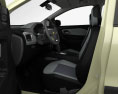 Chevrolet Spin Active с детальным интерьером 2021 3D модель seats