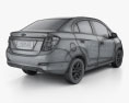 Chevrolet Beat LTZ sedan mit Innenraum 2019 3D-Modell
