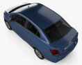 Chevrolet Beat LTZ 세단 인테리어 가 있는 2019 3D 모델  top view