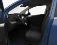 Chevrolet Beat LTZ sedan com interior 2019 Modelo 3d assentos