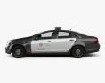 Chevrolet Caprice Police with HQ interior 2019 3d model side view