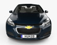 Chevrolet Malibu LT 带内饰 2016 3D模型 正面图