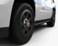 Chevrolet Tahoe Polizei mit Innenraum 2017 3D-Modell