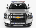 Chevrolet Tahoe 警察 带内饰 2017 3D模型 正面图