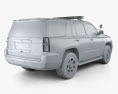 Chevrolet Tahoe Поліція з детальним інтер'єром 2017 3D модель