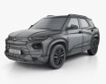 Chevrolet Trailblazer 2023 3D-Modell wire render