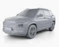 Chevrolet Trailblazer 2023 3D модель clay render