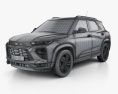 Chevrolet Trailblazer RS 2023 3D-Modell wire render