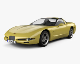 Chevrolet Corvette coupe 2004 3D model