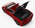 Chevrolet Corvette Stingray with HQ interior and engine 2022 3d model top view