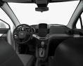 Chevrolet Orlando con interior 2014 Modelo 3D dashboard