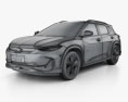 Chevrolet Menlo 2022 3D-Modell wire render