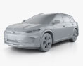 Chevrolet Menlo 2022 3D-Modell clay render