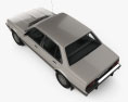 Chevrolet Cavalier 세단 1982 3D 모델  top view