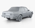 Chevrolet Cavalier セダン 1982 3Dモデル