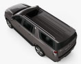 Chevrolet Suburban High Country 2023 3D-Modell Draufsicht