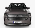 Chevrolet Suburban High Country 2023 3D-Modell Vorderansicht