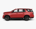 Chevrolet Tahoe RST 2023 3D-Modell Seitenansicht