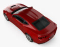 Chevrolet Camaro 쿠페 LT1 2023 3D 모델  top view