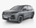 Chevrolet Captiva 2021 3D-Modell wire render