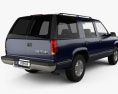 Chevrolet Tahoe LT четырехдверный 2000 3D модель