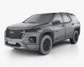 Chevrolet Traverse High Country 2023 3Dモデル wire render