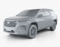 Chevrolet Traverse High Country 2023 3Dモデル clay render