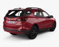 Chevrolet Equinox RS 2022 3D模型 后视图
