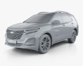 Chevrolet Equinox RS 2022 3D-Modell clay render