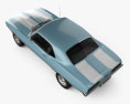 Chevrolet Camaro 350 coupe 1969 3d model top view