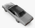 Chevrolet Caprice 敞篷车 1973 3D模型 顶视图