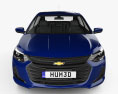 Chevrolet Onix Plus Premier 轿车 2023 3D模型 正面图