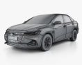 Chevrolet Monza RS 2023 3D模型 wire render
