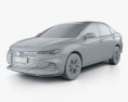 Chevrolet Monza RS 2023 3D модель clay render