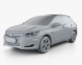 Chevrolet Onix Premier 해치백 2023 3D 모델  clay render