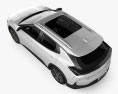 Chevrolet Menlo mit Innenraum 2022 3D-Modell Draufsicht