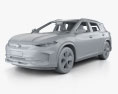Chevrolet Menlo HQインテリアと 2022 3Dモデル clay render