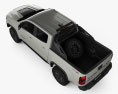 Chevrolet Colorado Doppelkabine ZR2 SEMA Truck 2024 3D-Modell Draufsicht