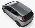Chevrolet Bolt EV 2024 3D-Modell Draufsicht